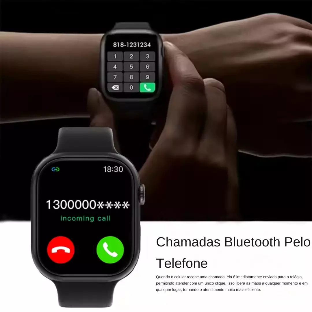 Smartwatch Lefun Health S10 Serie 10 Faz Chamadas - Imagem 5
