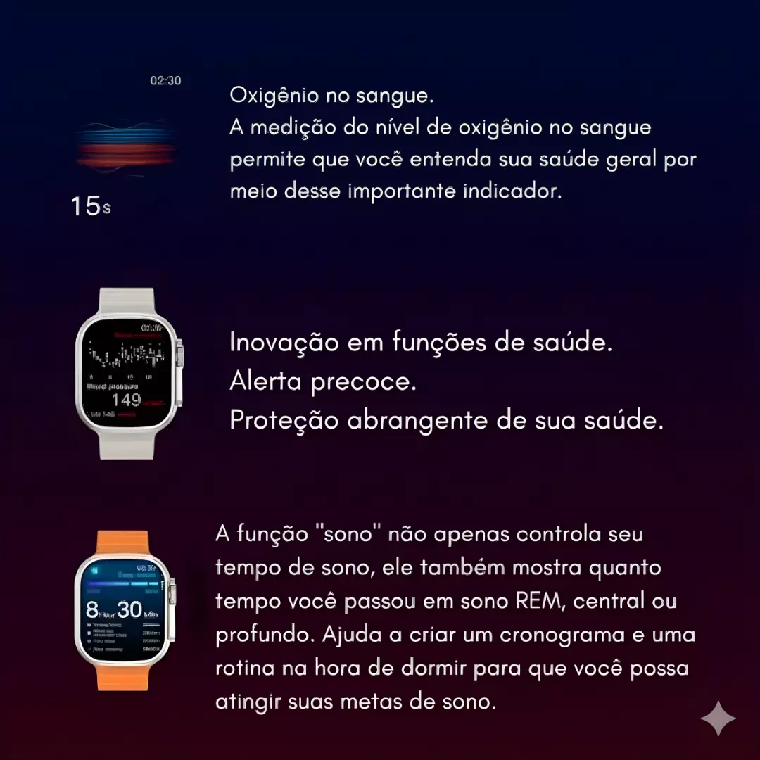 Smartwatch Microwear Ultra 4 Mini 1GB Série 11 Responde Whatsapp - Imagem 7