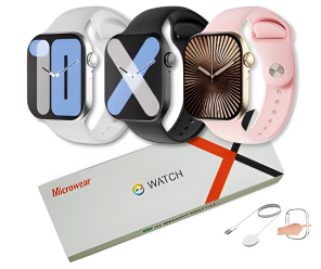 Smartwatch Microwear W10 Pro 46mm Serie 10 2º Geração 2GB Amoled ChatGPT