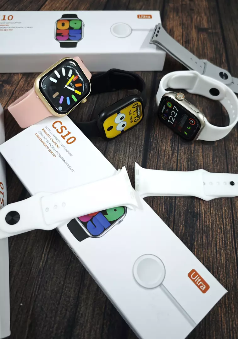 Smartwatch CS10 47mm Serie 10 NFC Jogos Pulseira Extra Lançamento - Imagem 12