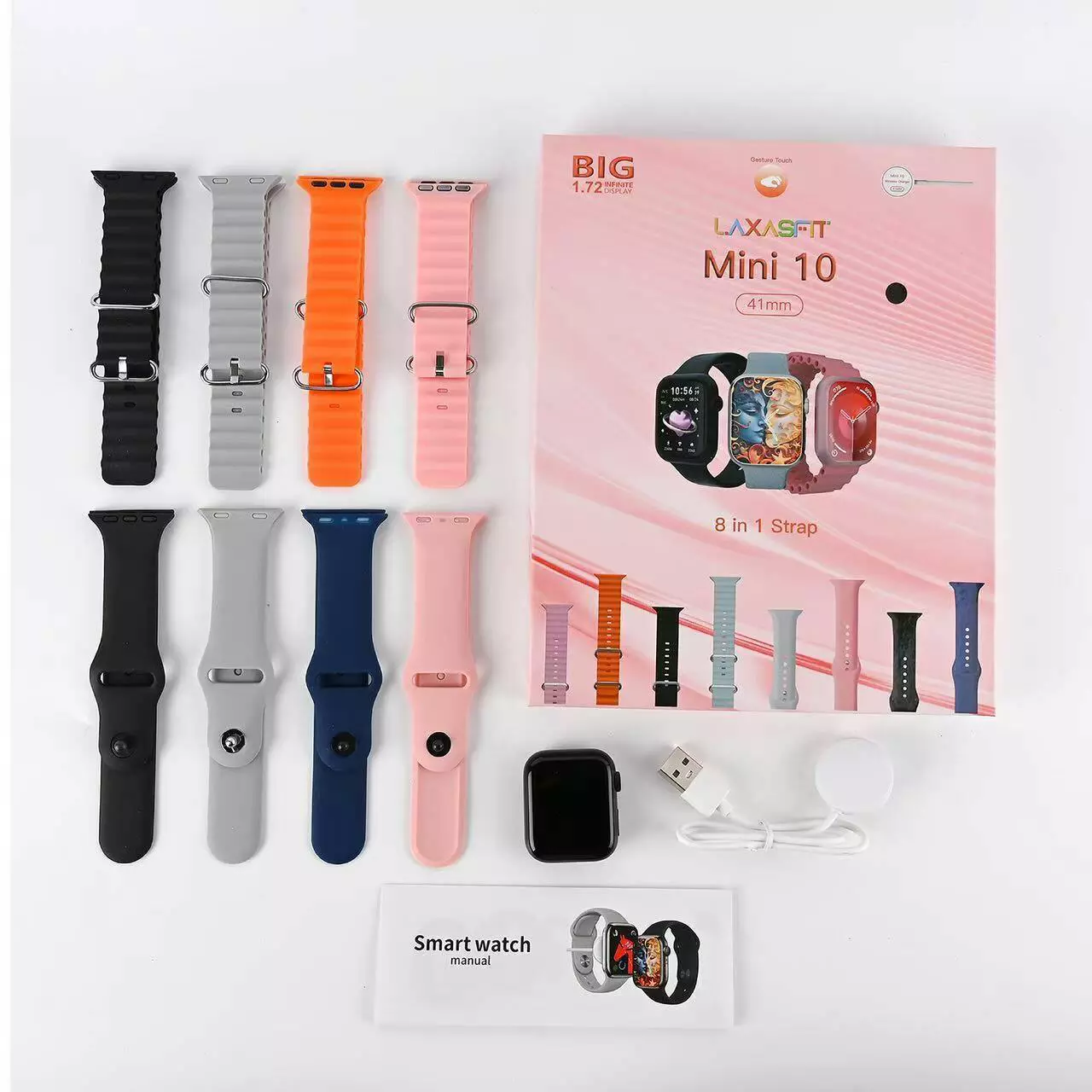 Smartwatch LaxasFit Mini 10 41mm 8 Pulseira Serie 10 Lançamento - Imagem 7