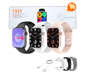 Smartwatch CS10 47mm Serie 10 NFC Jogos Pulseira Extra Lançamento