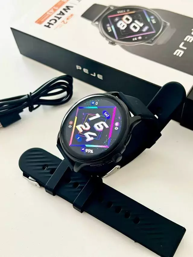 Smartwatch Peje ZW08 A Prova D'água Amoled Pulseira Extra - Imagem 6